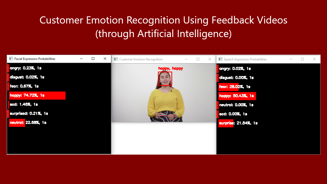 Image for Customer Emotion Recognition using AI